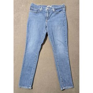 Levis 311 Shaping Skinny Jeans‎ Size 32 Women's Blue Denim Light Wash Mid Rise